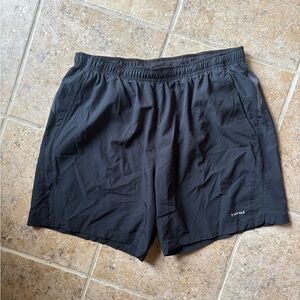 HIND Black Performance Sport Shorts, Size: L